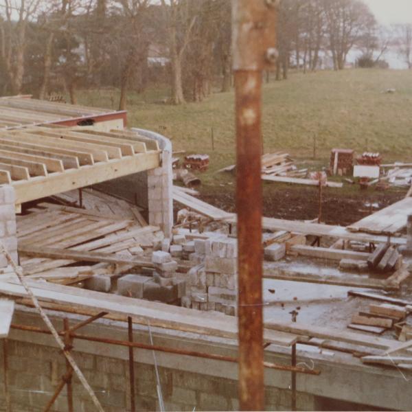 About 1966 -  Building the Chapel