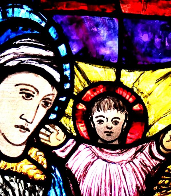 Evie Hone - Nativity detail