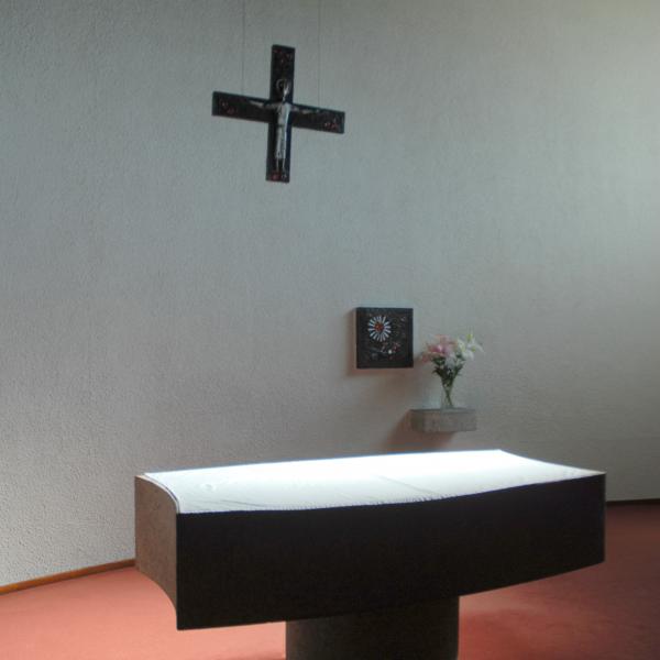 Arrupe Chapel altar