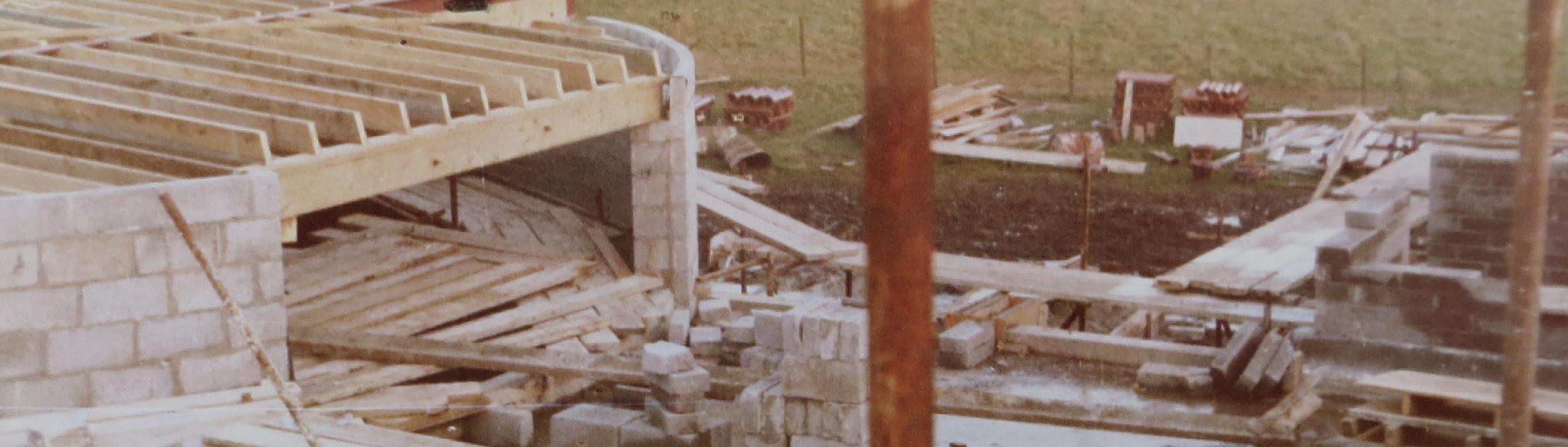 About 1966 - Building the Chapel