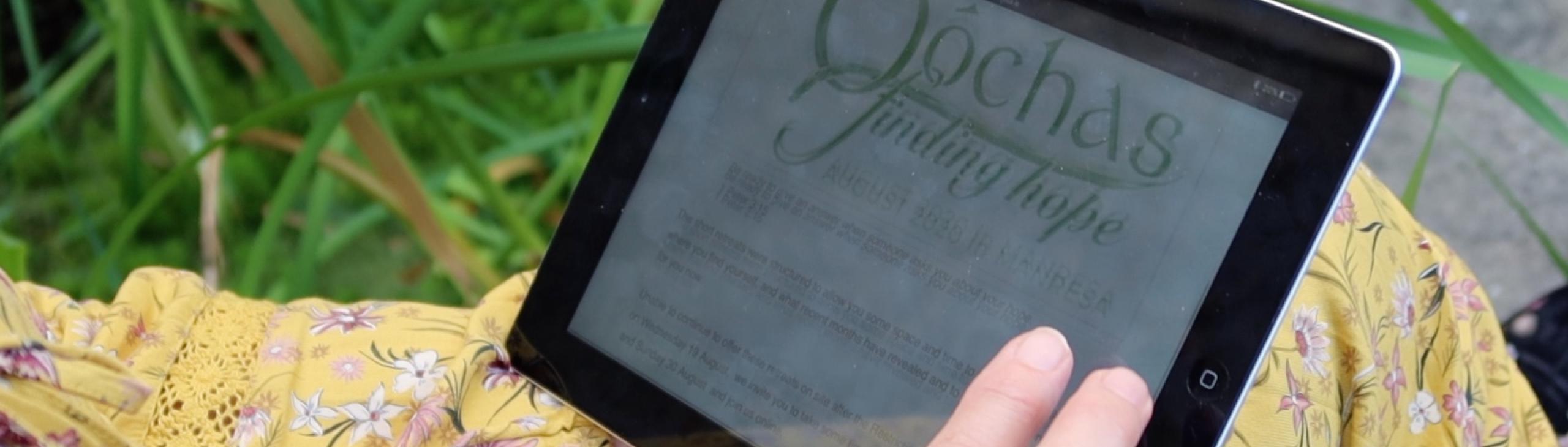 You can use the video where you are Video tablet
