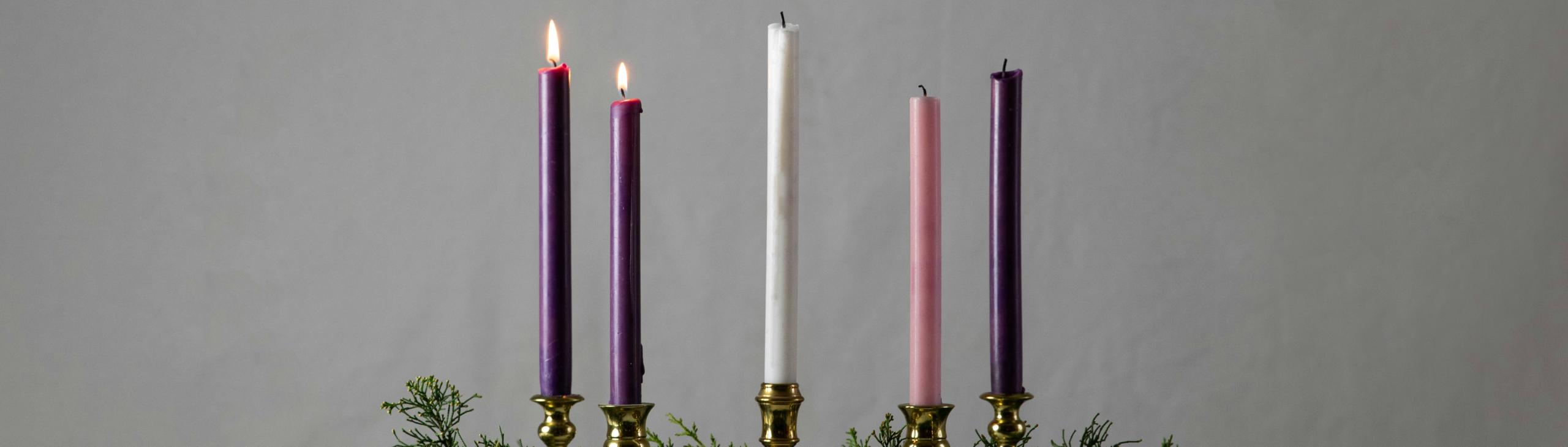 Advent candles