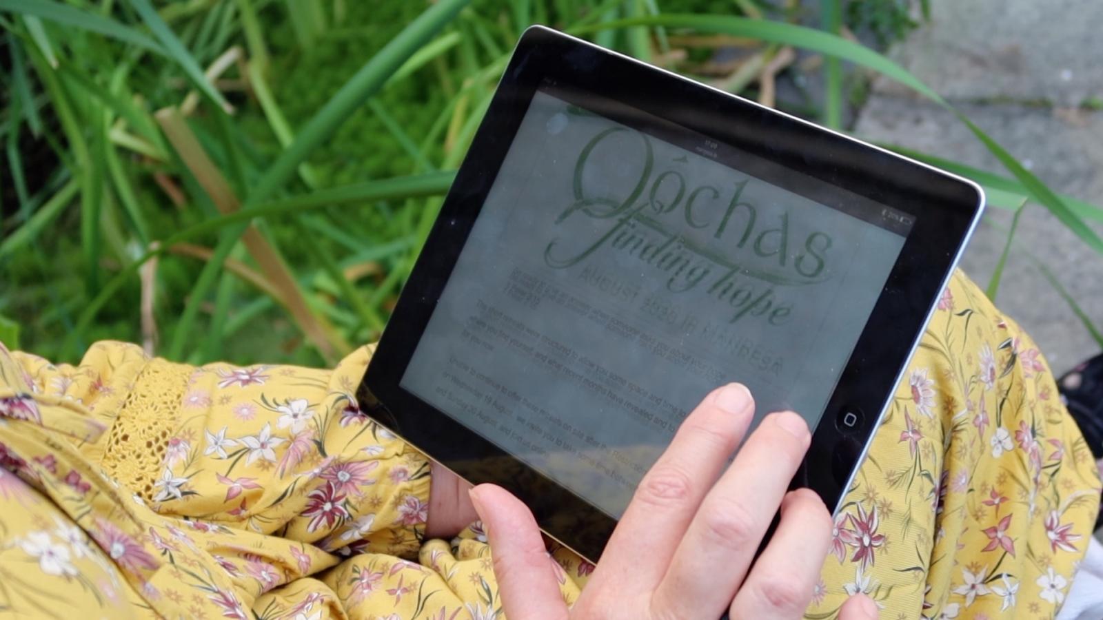 You can use the video where you are Video tablet