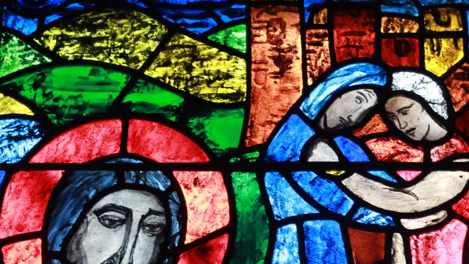 Evie Hone - Beatitudes detail Evie Hone - Beatitudes detail